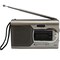 Technical Pro   AM FM Radio Portable Speaker, Battery-Powered Handheld Radio w/ Speaker Manual Tuner, Headphone Jack for